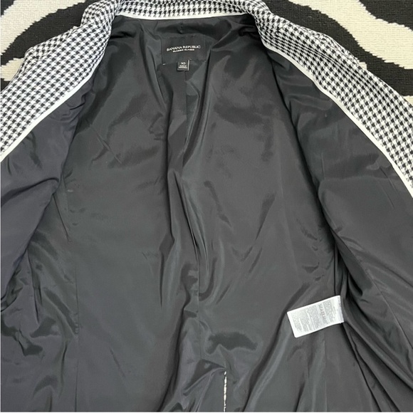 Banana Republic Houndstooth Classic Blazer Size 10 - Picture 7 of 10